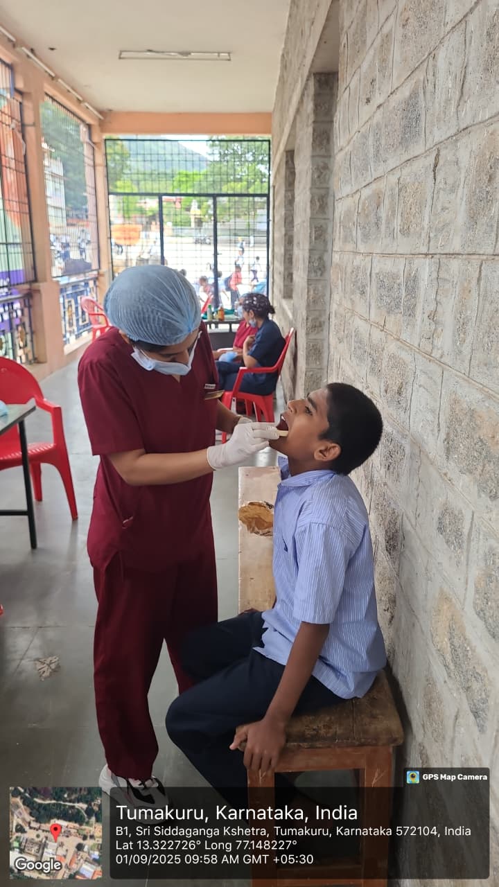 Dental screening and treatment camp